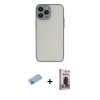 MARSİLYAN™- iPhone 13 Pro Max Kılıf Ahenk Çizgi Serisi - Siyah Bilvis Hayalet Cam Ekran Koruyucu + Shine Kamera Lens Koruma Cam - MI