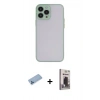 MARSİLYAN™- iPhone 13 Pro Max Kılıf Ahenk Çizgi Serisi - Siyah Bilvis Hayalet Cam Ekran Koruyucu + Shine Kamera Lens Koruma Cam - MI