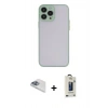 MARSİLYAN™- iPhone 13 Pro Max Kılıf Ahenk Çizgi Serisi - Siyah Bilvis Hayalet Cam Ekran Koruyucu + Pers Alüminyum Kamera Lens - SABE