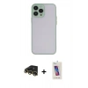 MARSİLYAN™- iPhone 13 Pro Max Kılıf Ahenk Çizgi Serisi - Siyah Joko 5D Cam + Raze Metal Kamera Lens - GD