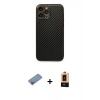 MARSİLYAN™- iPhone 13 Pro Max Kılıf Ahenk Işık - Şeffaf Maxco Cam Ekran Koruyucu + Shine Kamera Lens Koruma Cam - PE