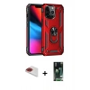 MARSİLYAN™- iPhone 13 Pro Max Kılıf Ahenk Klasik Koleksiyonu - Şeffaf 360 Full Body Arka Koruyucu + Pers Alüminyum Kamera Lens - KI