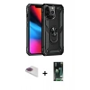 MARSİLYAN™- iPhone 13 Pro Max Kılıf Ahenk Klasik Koleksiyonu - Şeffaf 360 Full Body Arka Koruyucu + Pers Alüminyum Kamera Lens - GI