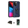 MARSİLYAN™- iPhone 13 Pro Max Kılıf Ahenk Klasik Koleksiyonu - Şeffaf 360 Full Body Arka Koruyucu + Raze Metal Kamera Lens - GD
