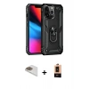 MARSİLYAN™- iPhone 13 Pro Max Kılıf Ahenk Klasik Koleksiyonu - Şeffaf Maxco Cam Ekran Koruyucu + Pers Alüminyum Kamera Lens - GD