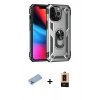 MARSİLYAN™- iPhone 13 Pro Max Kılıf Ahenk Klasik Koleksiyonu - Şeffaf Maxco Cam Ekran Koruyucu + Shine Kamera Lens Koruma Cam - MI