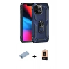 MARSİLYAN™- iPhone 13 Pro Max Kılıf Ahenk Klasik Koleksiyonu - Şeffaf Maxco Cam Ekran Koruyucu + Shine Kamera Lens Koruma Cam - MI