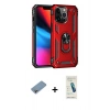 MARSİLYAN™- iPhone 13 Pro Max Kılıf Ahenk Klasik Koleksiyonu - Şeffaf Pasifik Cam Ekran Koruyucu + Gökkuşağı Shine Kamera Lens Koruma Cam