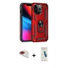 MARSİLYAN™- iPhone 13 Pro Max Kılıf Ahenk Klasik Koleksiyonu - Şeffaf Pasifik Cam Ekran Koruyucu + Pers Alüminyum Kamera Lens - KI