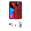 MARSİLYAN™- iPhone 13 Pro Max Kılıf Ahenk Klasik Koleksiyonu - Siyah 6D Mat Seramik Hayalet Nano Ekran Koruyucu + Pers Alüminyum Kamera Lens - KI