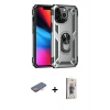 MARSİLYAN™- iPhone 13 Pro Max Kılıf Ahenk Klasik Koleksiyonu - Siyah Bilvis 3D Cam Ekran Koruyucu + Renkli Kamera Lens Koruma Cam - TU