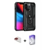MARSİLYAN™- iPhone 13 Pro Max Kılıf Ahenk Klasik Koleksiyonu - Siyah Bilvis 5in1 3D Magic Cam Ekran Koruyucu + Pers Alüminyum Kamera Lens - KI