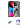 MARSİLYAN™- iPhone 13 Pro Max Kılıf Ahenk Klasik Koleksiyonu - Siyah Bilvis 5in1 3D Magic Cam Ekran Koruyucu + Shine Kamera Lens Koruma Cam - GI