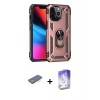MARSİLYAN™- iPhone 13 Pro Max Kılıf Ahenk Klasik Koleksiyonu - Siyah Bilvis 5in1 3D Magic Cam Ekran Koruyucu + Renkli Kamera Lens Koruma Cam - YL