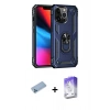 MARSİLYAN™- iPhone 13 Pro Max Kılıf Ahenk Klasik Koleksiyonu - Siyah Bilvis 5in1 3D Magic Cam Ekran Koruyucu + Shine Kamera Lens Koruma Cam - MI