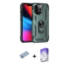 MARSİLYAN™- iPhone 13 Pro Max Kılıf Ahenk Klasik Koleksiyonu - Siyah Bilvis 5in1 3D Magic Cam Ekran Koruyucu + Shine Kamera Lens Koruma Cam - MI