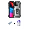 MARSİLYAN™- iPhone 13 Pro Max Kılıf Ahenk Klasik Koleksiyonu - Siyah Bilvis 5in1 3D Magic Cam Ekran Koruyucu + Shine Kamera Lens Koruma Cam - MI