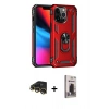 MARSİLYAN™- iPhone 13 Pro Max Kılıf Ahenk Klasik Koleksiyonu - Siyah Bilvis Hayalet Cam Ekran Koruyucu + Raze Metal Kamera Lens - GD