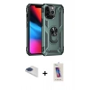 MARSİLYAN™- iPhone 13 Pro Max Kılıf Ahenk Klasik Koleksiyonu - Siyah Joko 5D Cam + Pers Alüminyum Kamera Lens - LT