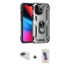 MARSİLYAN™- iPhone 13 Pro Max Kılıf Ahenk Klasik Koleksiyonu - Siyah Joko 5D Cam + Pers Alüminyum Kamera Lens - LT