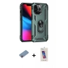 MARSİLYAN™- iPhone 13 Pro Max Kılıf Ahenk Klasik Koleksiyonu - Siyah Joko 5D Cam + Shine Kamera Lens Koruma Cam - PE