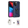 MARSİLYAN™- iPhone 13 Pro Max Kılıf Ahenk Klasik Koleksiyonu - Siyah Joko 5D Cam + Shine Kamera Lens - GD