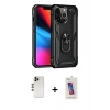 MARSİLYAN™- iPhone 13 Pro Max Kılıf Ahenk Klasik Koleksiyonu - Siyah Joko 5D Cam + Shine Kamera Lens - GD