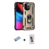 MARSİLYAN™- iPhone 13 Pro Max Kılıf Ahenk Klasik Koleksiyonu - Siyah Joko 5D Cam + Shine Kamera Lens Koruma Cam - MI