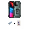 MARSİLYAN™- iPhone 13 Pro Max Kılıf Ahenk Klasik Koleksiyonu - Siyah Joko 5D Cam + Shine Kamera Lens Koruma Cam - MI