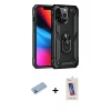 MARSİLYAN™- iPhone 13 Pro Max Kılıf Ahenk Klasik Koleksiyonu - Siyah Joko 5D Cam + Shine Kamera Lens Koruma Cam - MI
