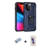 MARSİLYAN™- iPhone 13 Pro Max Kılıf Ahenk Klasik Koleksiyonu - Siyah Joko 5D Cam + Shine Kamera Lens Koruma Cam - MI