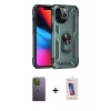 MARSİLYAN™- iPhone 13 Pro Max Kılıf Ahenk Klasik Koleksiyonu - Siyah Joko 5D Cam + Neon Fosforlu Kamera Lens - YL