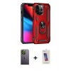 MARSİLYAN™- iPhone 13 Pro Max Kılıf Ahenk Klasik Koleksiyonu - Siyah Joko 5D Cam + Neon Fosforlu Kamera Lens - YL
