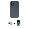 MARSİLYAN™- iPhone 13 Pro Max Kılıf Ahenk Serisi - Şeffaf 360 Full Body Arka Koruyucu + Rainbow Kamera Lens Koruma Cam - MI