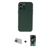 MARSİLYAN™- iPhone 13 Pro Max Kılıf Ahenk Serisi - Şeffaf 360 Full Body Arka Koruyucu + Rainbow Kamera Lens Koruma Cam - MI