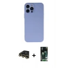 MARSİLYAN™- iPhone 13 Pro Max Kılıf Ahenk Serisi - Şeffaf 360 Full Body Arka Koruyucu + Raze Metal Kamera Lens - GD