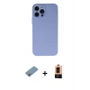 MARSİLYAN™- iPhone 13 Pro Max Kılıf Ahenk Serisi - Şeffaf Maxco Cam Ekran Koruyucu + Shine Kamera Lens Koruma Cam - GI