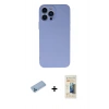 MARSİLYAN™- iPhone 13 Pro Max Kılıf Ahenk Serisi - Siyah 6D Mat Seramik Hayalet Nano Ekran Koruyucu + Shine Kamera Lens Koruma Cam - MI