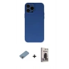MARSİLYAN™- iPhone 13 Pro Max Kılıf Ahenk Serisi - Siyah Bilvis Hayalet Cam Ekran Koruyucu + Shine Kamera Lens Koruma Cam - GI