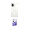 MARSİLYAN™- iPhone 13 Pro Max Kılıf Ahenk Yansıma Prime - Siyah Bilvis 5in1 5D Magic Hayalet Cam Ekran Koruyucu