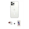 MARSİLYAN™- iPhone 13 Pro Max Kılıf Ahenk Yansıma Prime - Siyah Joko 5D Cam + Pers Alüminyum Kamera Lens - KI