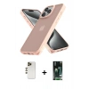 MARSİLYAN™- iPhone 13 Pro Max Kılıf Atlas Form - Şeffaf 360 Full Body Arka Koruyucu + Shine Kamera Lens - GD