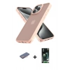 MARSİLYAN™- iPhone 13 Pro Max Kılıf Atlas Form - Şeffaf 360 Full Body Arka Koruyucu + Renkli Kamera Lens Koruma Cam - PE