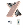 MARSİLYAN™- iPhone 13 Pro Max Kılıf Atlas Form - Şeffaf Pasifik Cam Ekran Koruyucu + Pers Alüminyum Kamera Lens - LT