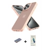 MARSİLYAN™- iPhone 13 Pro Max Kılıf Atlas Form - Şeffaf Pasifik Cam Ekran Koruyucu + Renkli Kamera Lens Koruma Cam - SI