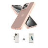 MARSİLYAN™- iPhone 13 Pro Max Kılıf Atlas Form - Şeffaf Pasifik Cam Ekran Koruyucu + Shine Kamera Lens - GD
