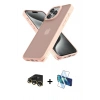 MARSİLYAN™- iPhone 13 Pro Max Kılıf Atlas Form - Siyah 3D Antistatik Cam Ekran Koruyucu + Raze Metal Kamera Lens - GD