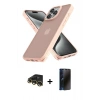 MARSİLYAN™- iPhone 13 Pro Max Kılıf Atlas Form - Siyah 3D Antistatik Hayalet Cam Ekran Koruyucu + Raze Metal Kamera Lens - GD