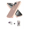 MARSİLYAN™- iPhone 13 Pro Max Kılıf Atlas Form - Siyah Bilvis 3D Cam Ekran Koruyucu + Pers Alüminyum Kamera Lens - GI