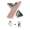 MARSİLYAN™- iPhone 13 Pro Max Kılıf Atlas Form - Siyah Bilvis 3D Mat Cam Ekran Koruyucu + Shine Kamera Lens - GD